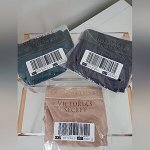 NWT Victoria's Secret - Panty Trio: Teal, Purple, & Beige